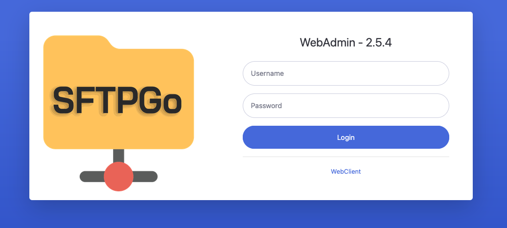 Sftpgo Login